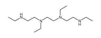 N,N',N'',N'''-tetraethyltriethylenetetramine Structure