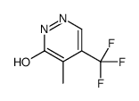 4-甲基-5-三氟甲基-2H-哒嗪-3-酮结构式
