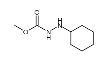 N-(methoxycarbonylamino)cyclohexylamine结构式