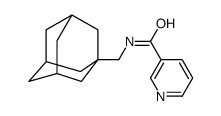 N-(1-ADAMANTYLMETHYL)NICOTINAMIDE结构式