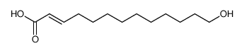 (E)-13-hydroxy-tridec-2-enoic acid结构式
