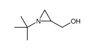 (1-tert-butylaziridin-2-yl)methanol Structure
