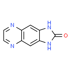2H-Imidazo[4,5-g]quinoxalin-2-one,1,3-dihydro-(8CI) structure