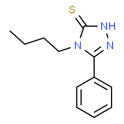 4-BUTYL-5-PHENYL-4H-1,2,4-TRIAZOLE-3-THIOL Structure