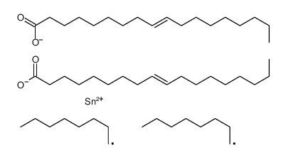 [octadec-9-enoyloxy(dioctyl)stannyl] octadec-9-enoate结构式