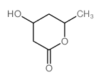 2H-Pyran-2-one,tetrahydro-4-hydroxy-6-methyl- structure