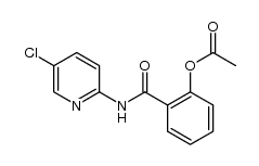 2-acetoxy-N-(5-chloropyridin-2-yl)benzamide结构式