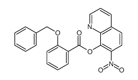 7-Nitro-8-quinolyl=o-(benzyloxy)benzoate结构式