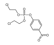 Bis(2-chloroethyl)(p-nitrophenyl) =phosphate结构式