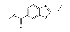 6-Benzothiazolecarboxylicacid,2-ethyl-,methylester(8CI,9CI) structure
