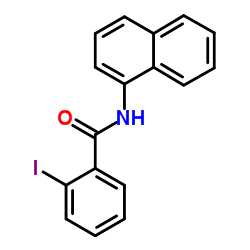 2-Iodo-N-(1-naphthyl)benzamide Structure