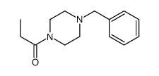 1-(4-BENZYLPIPERAZINO)-1-PROPANONE Structure