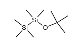 tert-butoxypentamethyldisilane结构式