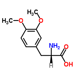 (S)-2-Amino-3-(3,4-dimethoxyphenyl)propionic acid Structure