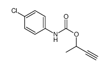 but-3-yn-2-yl N-(4-chlorophenyl)carbamate结构式