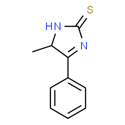 5-Methyl-4-phenyl-3-imidazoline-2-thione结构式
