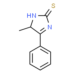 5-Methyl-4-phenyl-3-imidazoline-2-thione structure