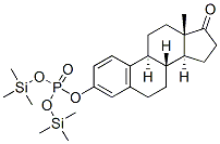 Estrone phosphoric acid bis(trimethylsilyl) ester Structure