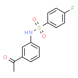 N-(3-Acetylphenyl)-4-fluorobenzenesulfonamide图片