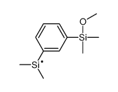 [3-[methoxy(dimethyl)silyl]phenyl]-dimethylsilicon结构式