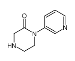 Piperazinone, 1-(3-pyridinyl)- (9CI) structure