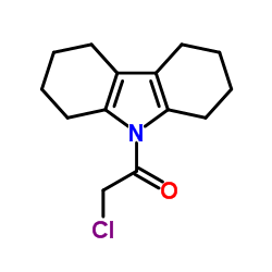 2-CHLORO-1-(1,2,3,4,5,6,7,8-OCTAHYDRO-CARBAZOL-9-YL)-ETHANONE结构式