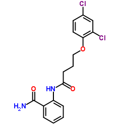 2-{[4-(2,4-Dichlorophenoxy)butanoyl]amino}benzamide结构式