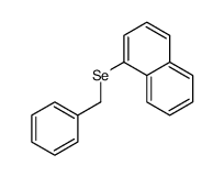 1-benzylselanylnaphthalene结构式