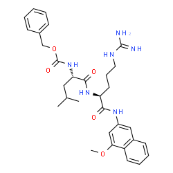 Z-Leu-Arg-4MβNA结构式