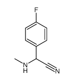 Benzeneacetonitrile, 4-fluoro-alpha-(methylamino)- (9CI)结构式