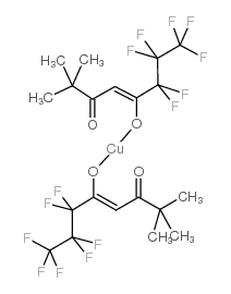 BIS(6,6,7,7,8,8,8-HEPTAFLUORO-2,2-DIMETHYL-3,5-OCTANEDIONATE)COPPER(II) picture