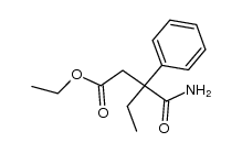 3-ethyl-3-phenyl-succinamic acid ethyl ester Structure