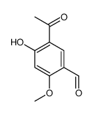 5-acetyl-4-hydroxy-2-methoxybenzaldehyde结构式