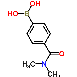 [4-(Dimethylcarbamoyl)phenyl]boronic acid structure