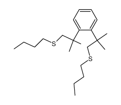 2,2'-o-Phenylen-di-[2,2-dimethyl-aethanol-(1)]-di-(butylthioaether) Structure