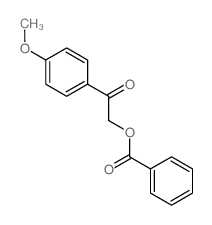 Ethanone,2-(benzoyloxy)-1-(4-methoxyphenyl)- Structure