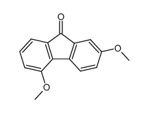 2,5-Dimethoxy-9-fluorenone结构式