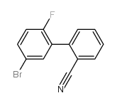 2-(5-bromo-2-fluorophenyl)benzonitrile Structure