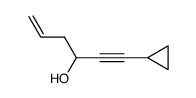 1-cyclopropylhex-5-en-1-yn-3-ol结构式