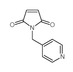 1H-Pyrrole-2,5-dione,1-(4-pyridinylmethyl)-结构式