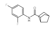 Bicyclo[2.2.1]heptane-2-carboxamide, N-(2,4-difluorophenyl)- (9CI) Structure