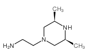 1-Piperazineethanamine,3,5-dimethyl-,(3R,5S)-rel-(9CI) Structure