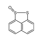 Naphthalene-1,8-disulfide-S-oxide结构式