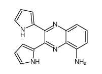 2,3-bis(1H-pyrrol-2-yl)quinoxalin-5-amine Structure