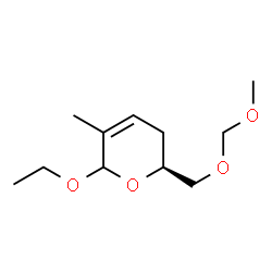 2H-Pyran,2-ethoxy-5,6-dihydro-6-[(methoxymethoxy)methyl]-3-methyl-,(6S)-(9CI)结构式