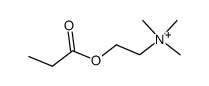 Propionylcholine Structure