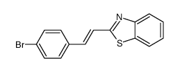 2-[2-(4-bromophenyl)ethenyl]-1,3-benzothiazole Structure