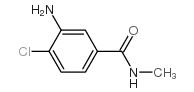 3-amino-4-chloro-N-methylbenzamide结构式