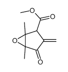 methyl 1,5-dimethyl-3-methylidene-2-oxo-6-oxabicyclo[3.1.0]hexane-4-carboxylate Structure