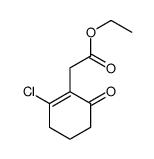 ethyl 2-(2-chloro-6-oxocyclohexen-1-yl)acetate Structure